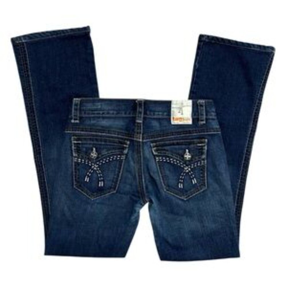 Tag Bootcut Jeans, Dark Wash 29